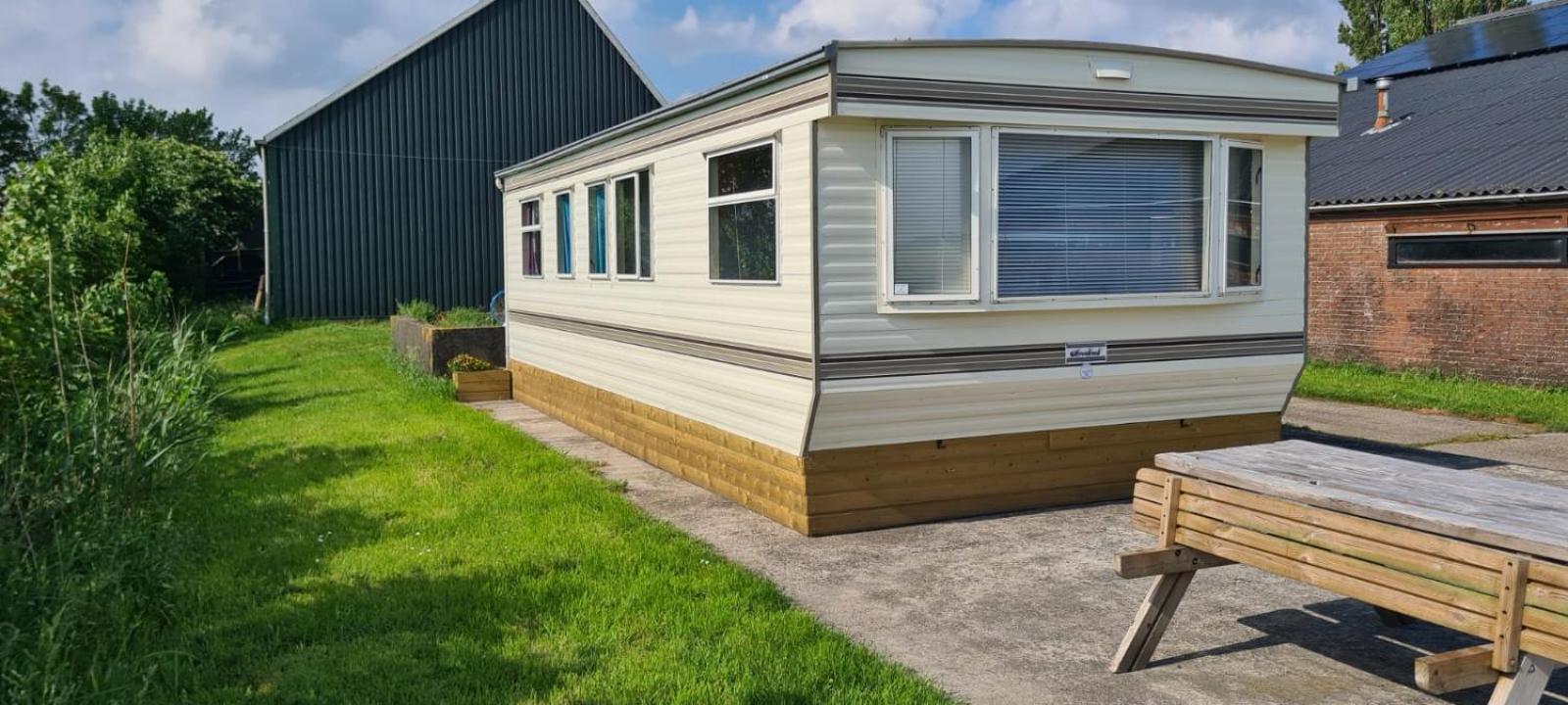 Stacaravan Elly, Minicamping De Grutte Earen Burum Экстерьер фото